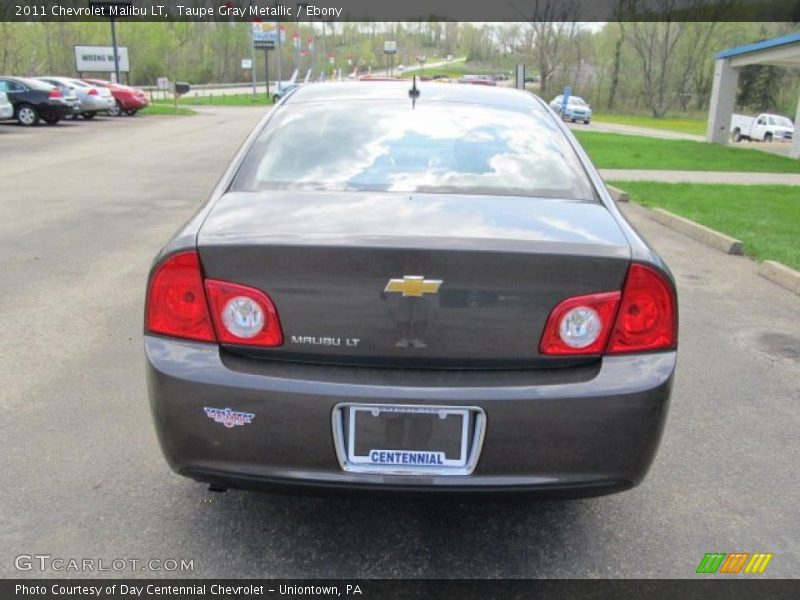 Taupe Gray Metallic / Ebony 2011 Chevrolet Malibu LT