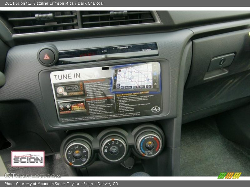 Sizziling Crimson Mica / Dark Charcoal 2011 Scion tC