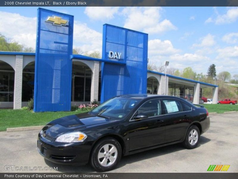Black / Ebony Black 2008 Chevrolet Impala LT