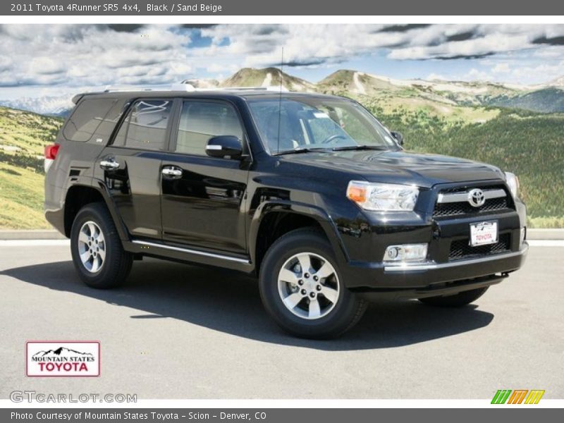 Black / Sand Beige 2011 Toyota 4Runner SR5 4x4