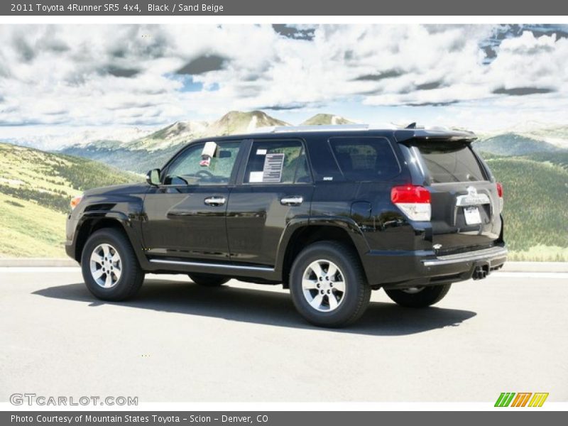 Black / Sand Beige 2011 Toyota 4Runner SR5 4x4