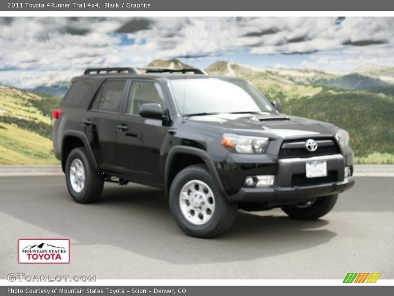 Black / Graphite 2011 Toyota 4Runner Trail 4x4