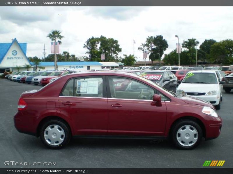 Sonoma Sunset / Beige 2007 Nissan Versa S