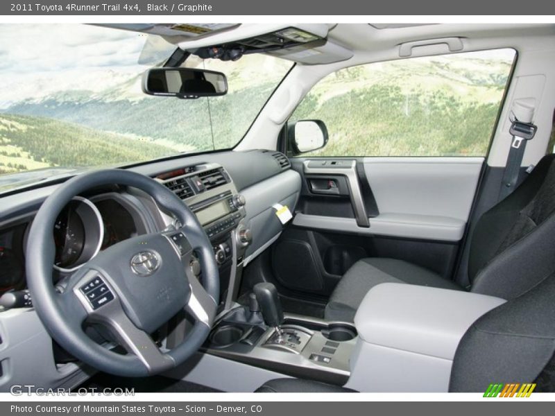  2011 4Runner Trail 4x4 Graphite Interior
