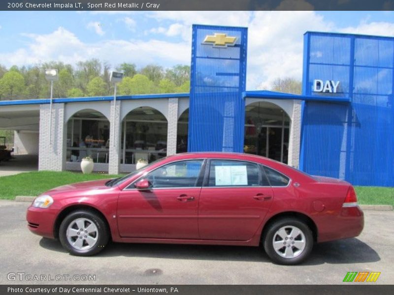 Sport Red Metallic / Gray 2006 Chevrolet Impala LT