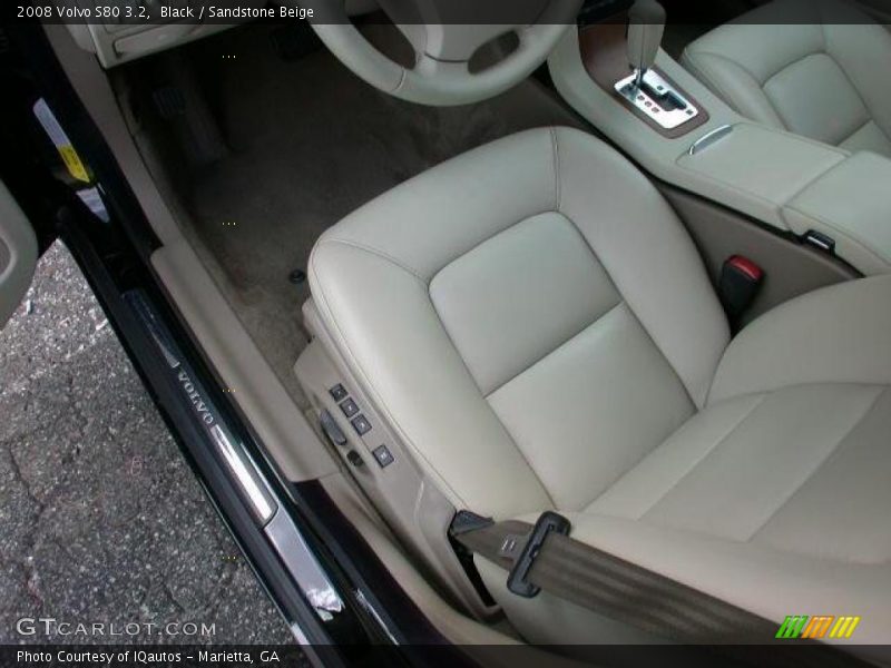 Black / Sandstone Beige 2008 Volvo S80 3.2