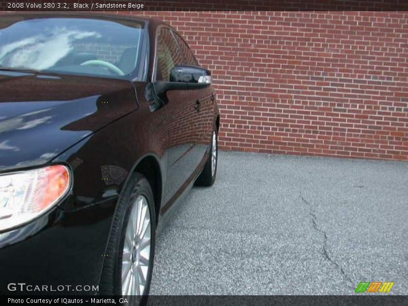 Black / Sandstone Beige 2008 Volvo S80 3.2