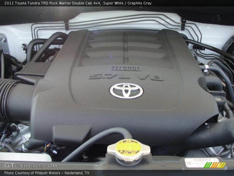  2011 Tundra TRD Rock Warrior Double Cab 4x4 Engine - 5.7 Liter i-Force Flex-Fuel DOHC 32-Valve Dual VVT-i V8
