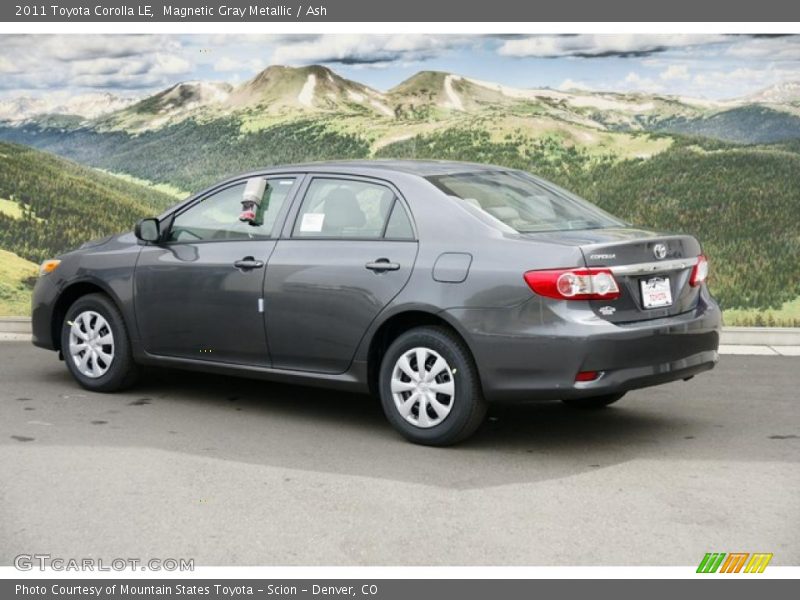 Magnetic Gray Metallic / Ash 2011 Toyota Corolla LE