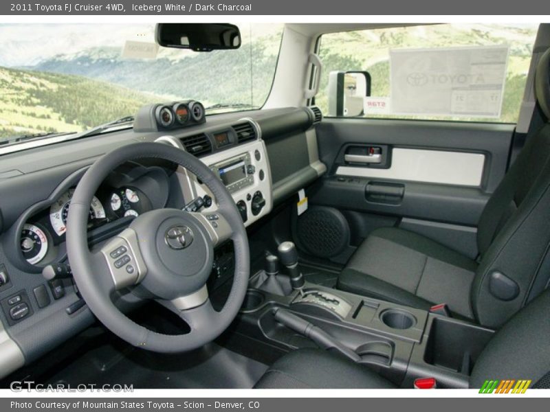 Iceberg White / Dark Charcoal 2011 Toyota FJ Cruiser 4WD