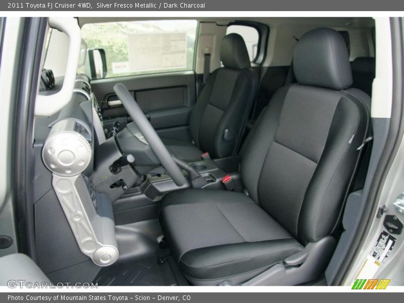 2011 FJ Cruiser 4WD Dark Charcoal Interior