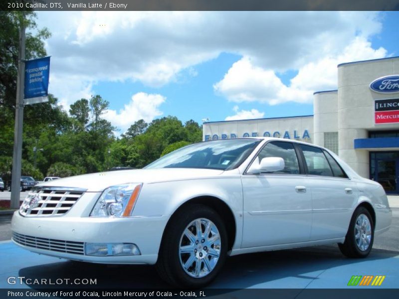 Vanilla Latte / Ebony 2010 Cadillac DTS