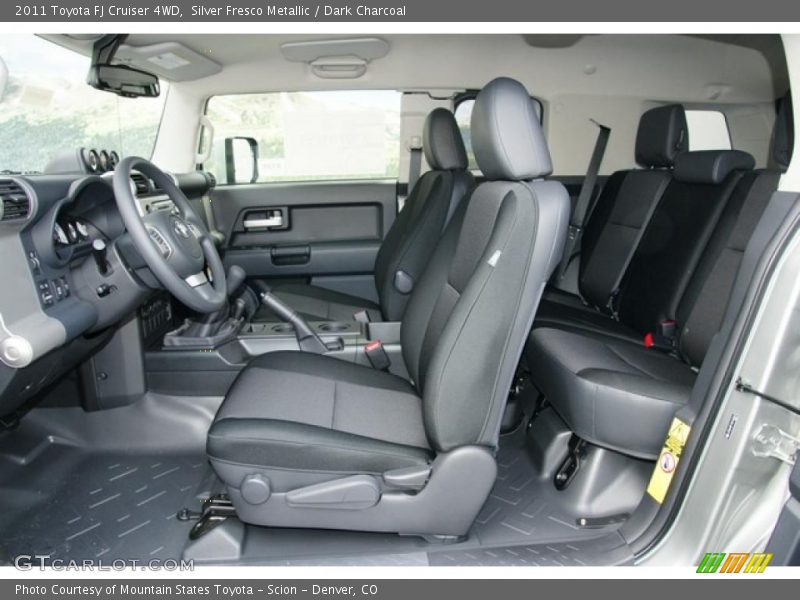 Silver Fresco Metallic / Dark Charcoal 2011 Toyota FJ Cruiser 4WD