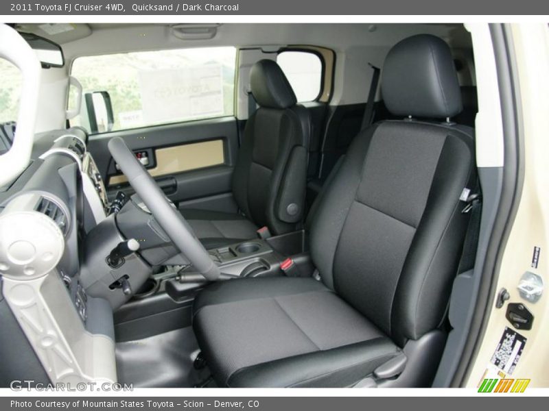  2011 FJ Cruiser 4WD Dark Charcoal Interior