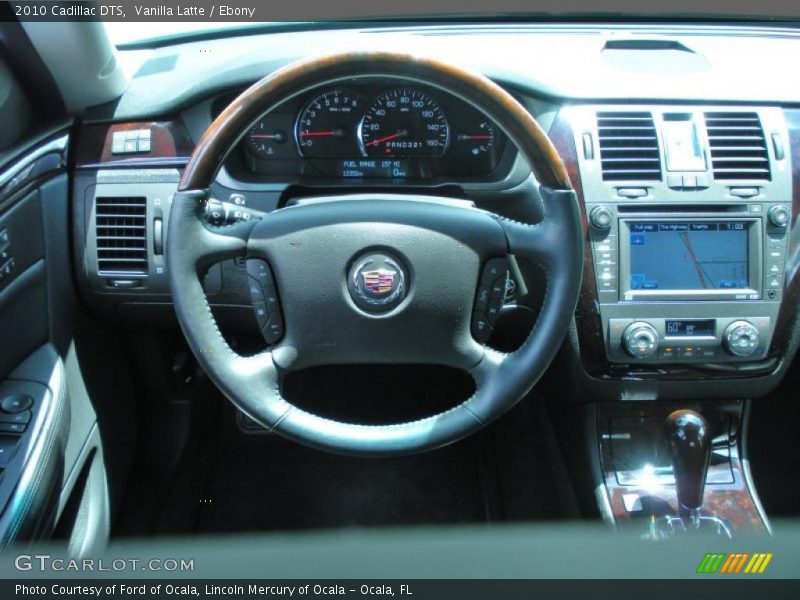 Vanilla Latte / Ebony 2010 Cadillac DTS