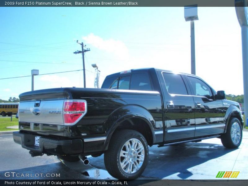 Black / Sienna Brown Leather/Black 2009 Ford F150 Platinum SuperCrew