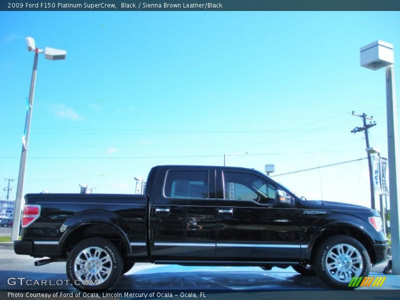 Black / Sienna Brown Leather/Black 2009 Ford F150 Platinum SuperCrew