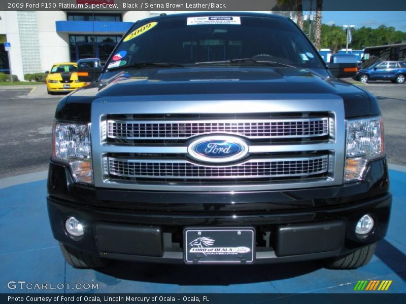 Black / Sienna Brown Leather/Black 2009 Ford F150 Platinum SuperCrew