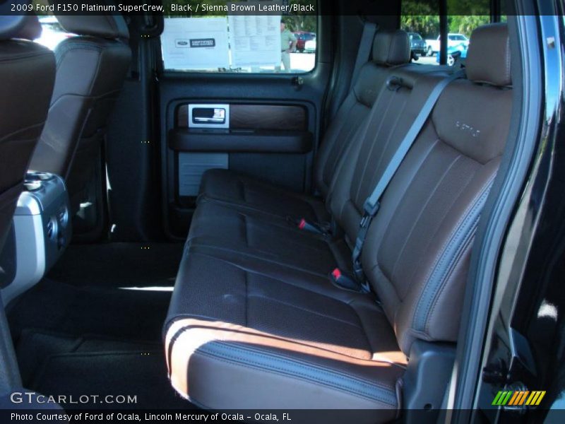 Black / Sienna Brown Leather/Black 2009 Ford F150 Platinum SuperCrew