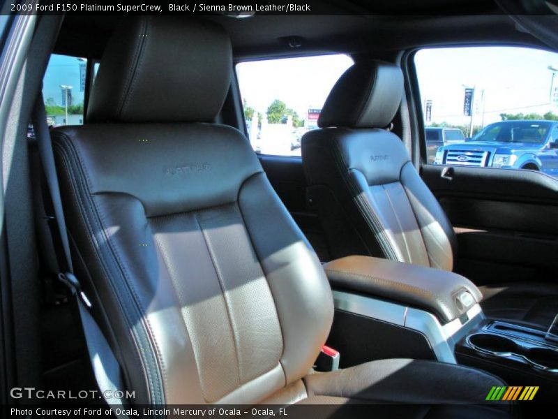 Black / Sienna Brown Leather/Black 2009 Ford F150 Platinum SuperCrew
