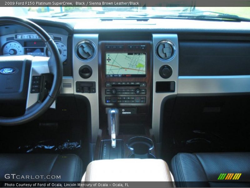 Black / Sienna Brown Leather/Black 2009 Ford F150 Platinum SuperCrew