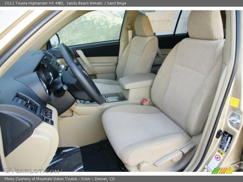 Sandy Beach Metallic / Sand Beige 2011 Toyota Highlander V6 4WD
