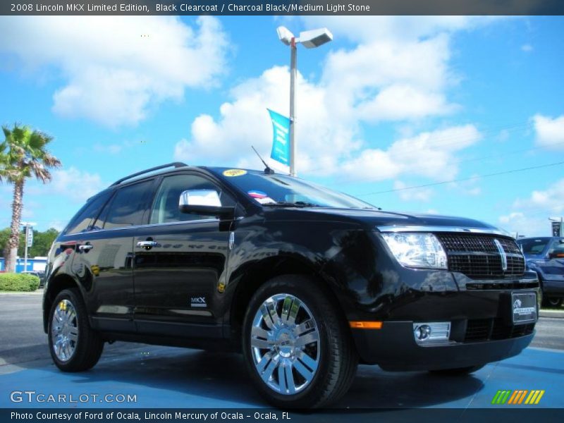 Black Clearcoat / Charcoal Black/Medium Light Stone 2008 Lincoln MKX Limited Edition