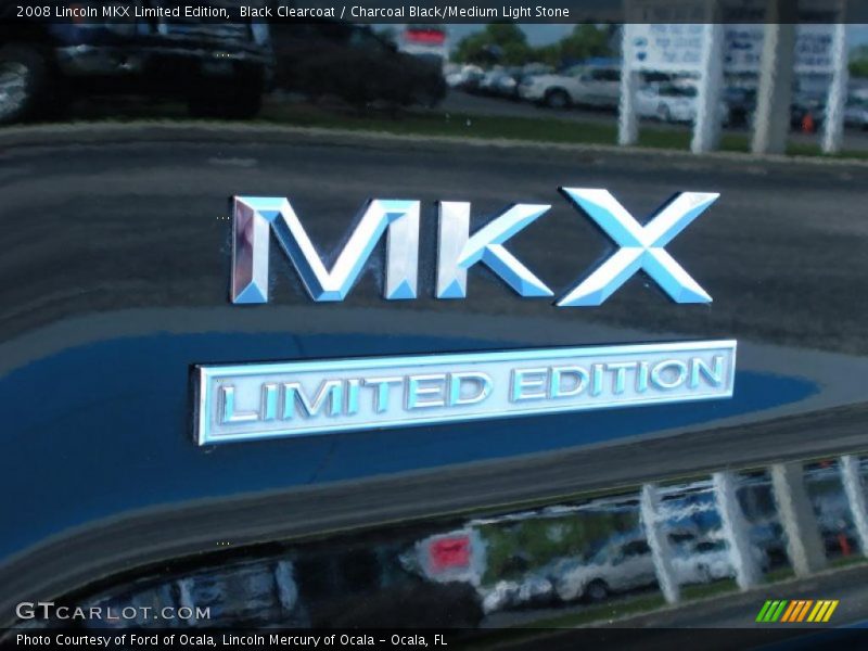 Black Clearcoat / Charcoal Black/Medium Light Stone 2008 Lincoln MKX Limited Edition