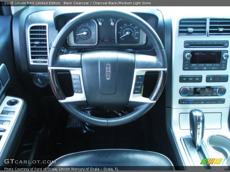 Black Clearcoat / Charcoal Black/Medium Light Stone 2008 Lincoln MKX Limited Edition
