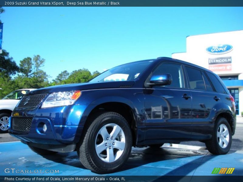 Deep Sea Blue Metallic / Black 2009 Suzuki Grand Vitara XSport