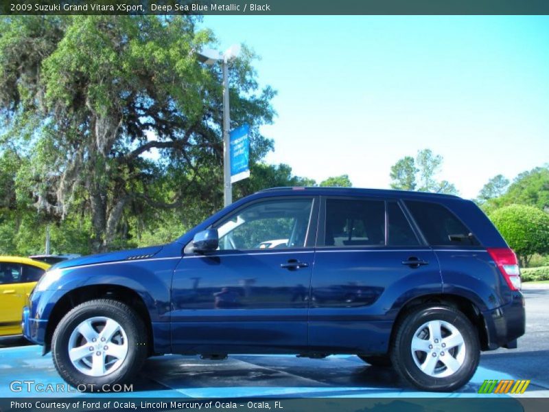Deep Sea Blue Metallic / Black 2009 Suzuki Grand Vitara XSport