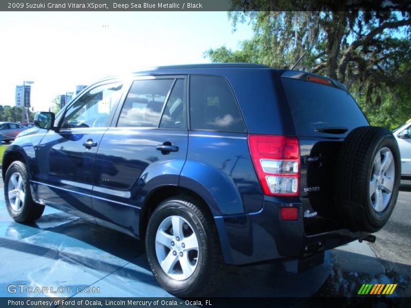 Deep Sea Blue Metallic / Black 2009 Suzuki Grand Vitara XSport