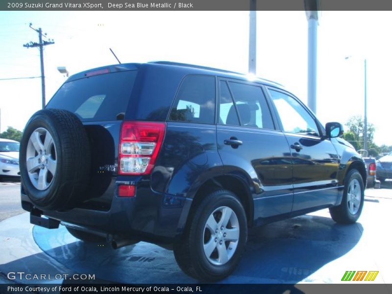 Deep Sea Blue Metallic / Black 2009 Suzuki Grand Vitara XSport