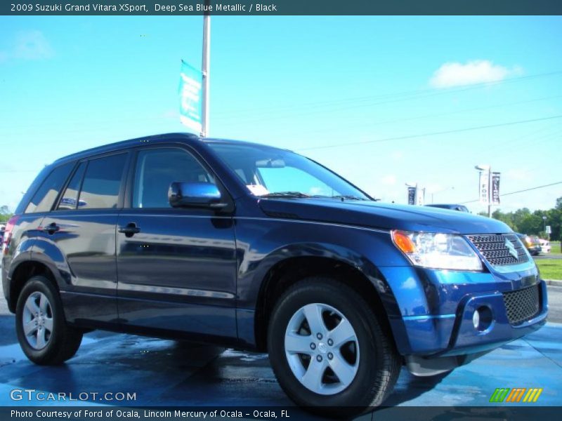 Deep Sea Blue Metallic / Black 2009 Suzuki Grand Vitara XSport