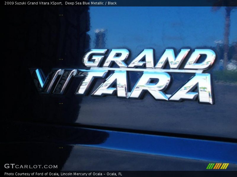 Deep Sea Blue Metallic / Black 2009 Suzuki Grand Vitara XSport