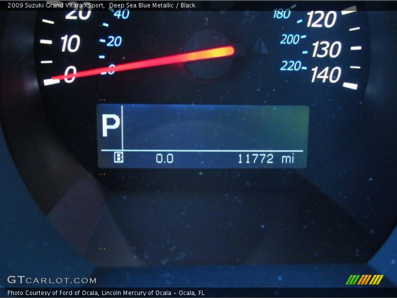 Deep Sea Blue Metallic / Black 2009 Suzuki Grand Vitara XSport