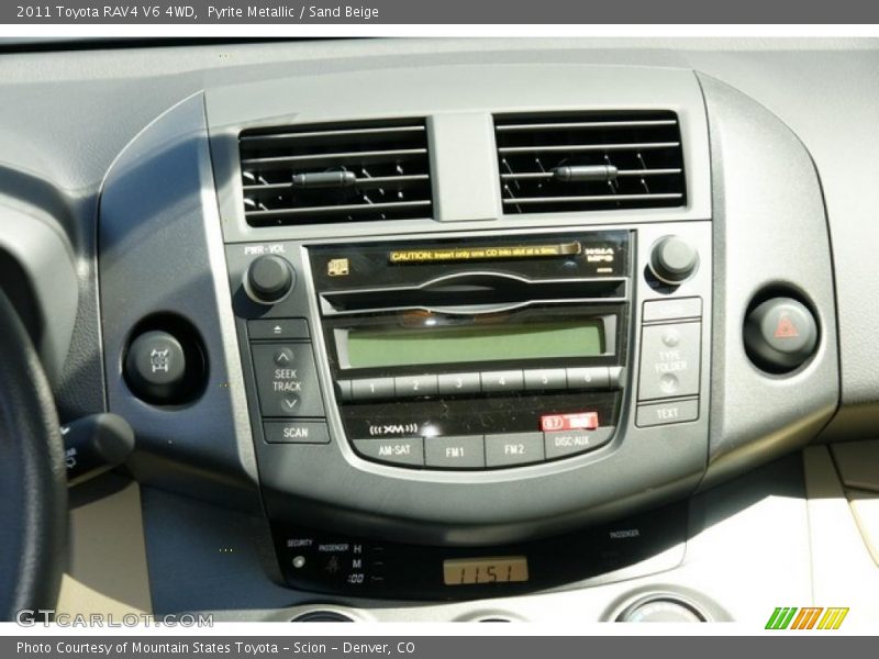 Pyrite Metallic / Sand Beige 2011 Toyota RAV4 V6 4WD