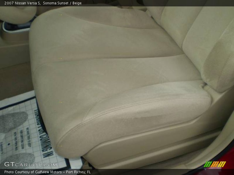 Sonoma Sunset / Beige 2007 Nissan Versa S