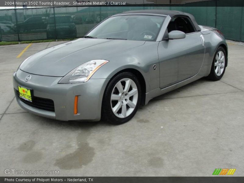 Silverstone Metallic / Charcoal 2004 Nissan 350Z Touring Roadster