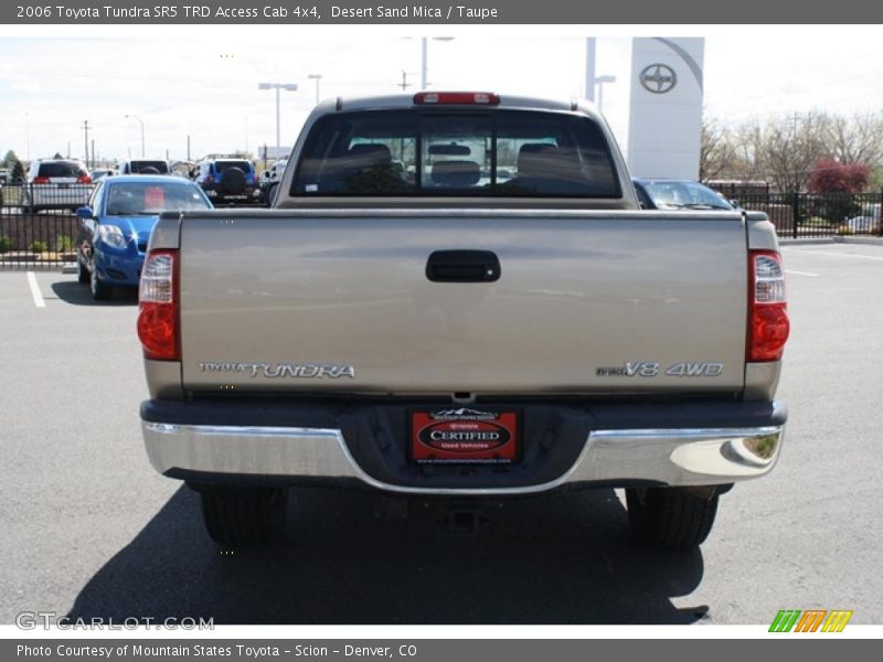 Desert Sand Mica / Taupe 2006 Toyota Tundra SR5 TRD Access Cab 4x4