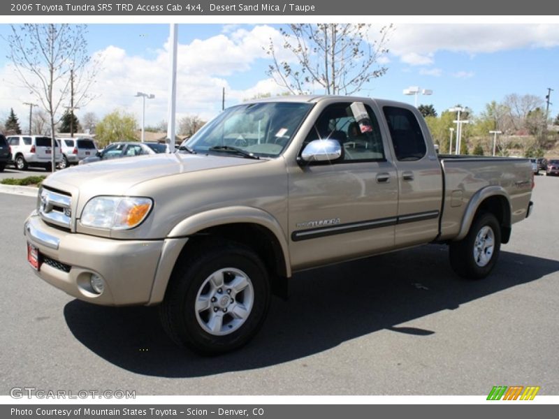 Desert Sand Mica / Taupe 2006 Toyota Tundra SR5 TRD Access Cab 4x4