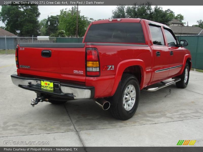 Fire Red / Dark Pewter 2005 GMC Sierra 1500 Z71 Crew Cab 4x4