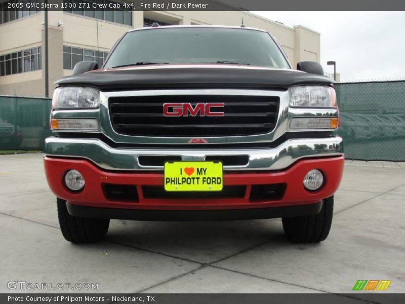 Fire Red / Dark Pewter 2005 GMC Sierra 1500 Z71 Crew Cab 4x4