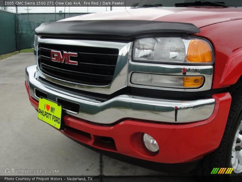 Fire Red / Dark Pewter 2005 GMC Sierra 1500 Z71 Crew Cab 4x4