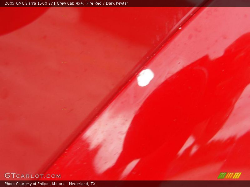 Fire Red / Dark Pewter 2005 GMC Sierra 1500 Z71 Crew Cab 4x4