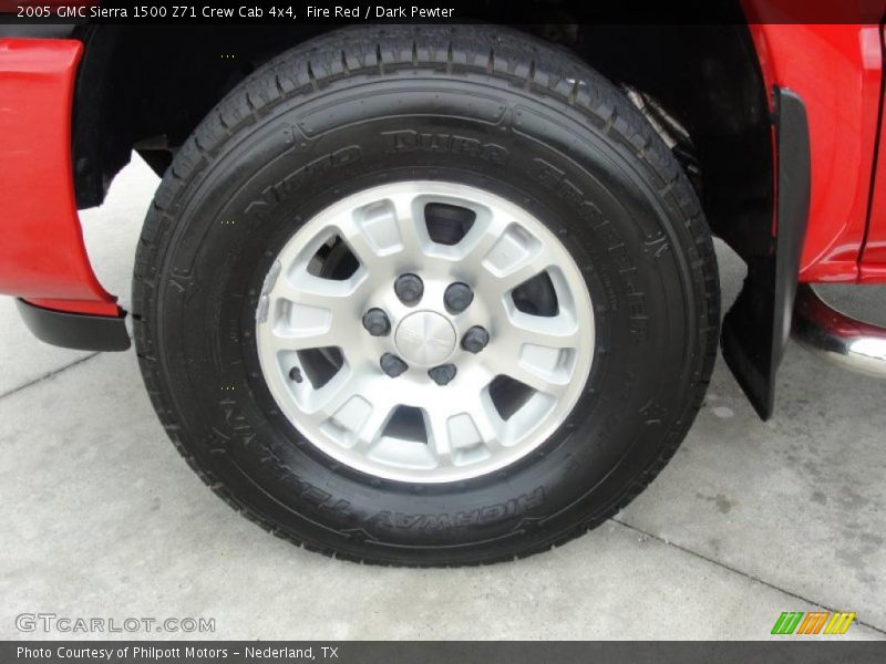 Fire Red / Dark Pewter 2005 GMC Sierra 1500 Z71 Crew Cab 4x4