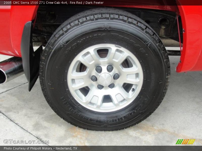 Fire Red / Dark Pewter 2005 GMC Sierra 1500 Z71 Crew Cab 4x4