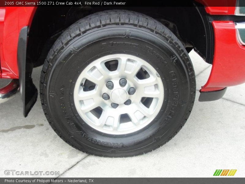 Fire Red / Dark Pewter 2005 GMC Sierra 1500 Z71 Crew Cab 4x4