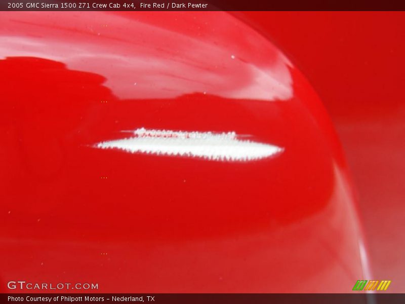 Fire Red / Dark Pewter 2005 GMC Sierra 1500 Z71 Crew Cab 4x4