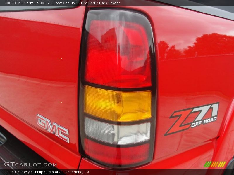 Fire Red / Dark Pewter 2005 GMC Sierra 1500 Z71 Crew Cab 4x4
